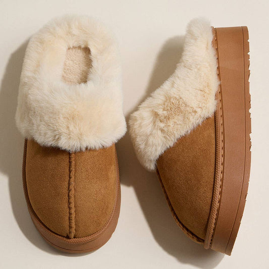 Platform Sherpa Slippers
