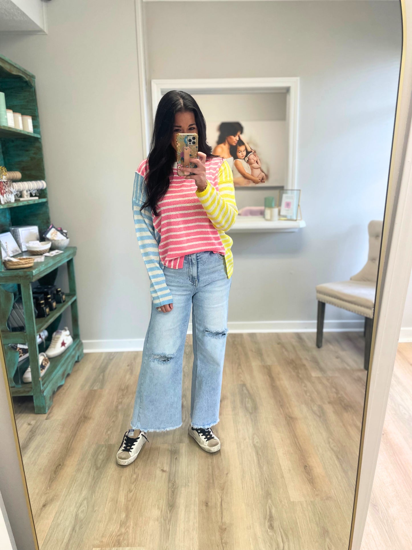 Black Frayed Wide Leg Jeans (on the way)