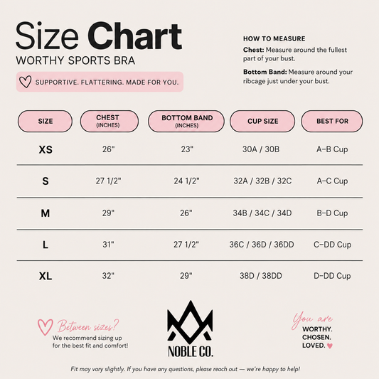 Pre-order Special - Noble Co. Worthy Sports Bra