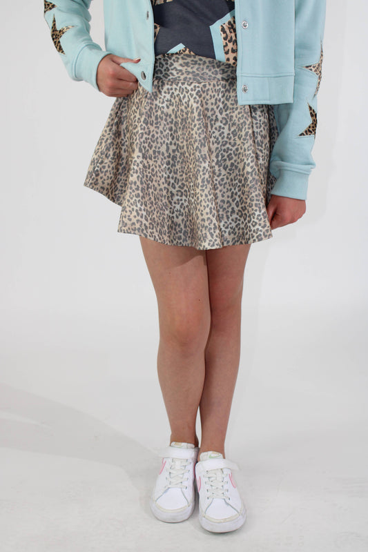 Girls: Leopard Skort