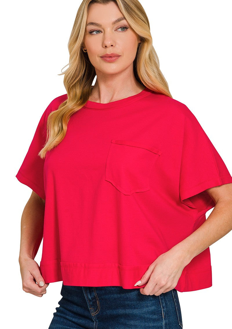 Oversized Boxy Tee - 6 colors