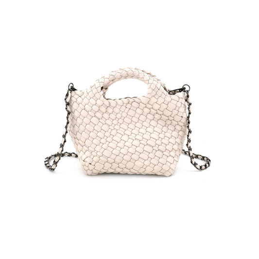 BC Braided Clutch - white