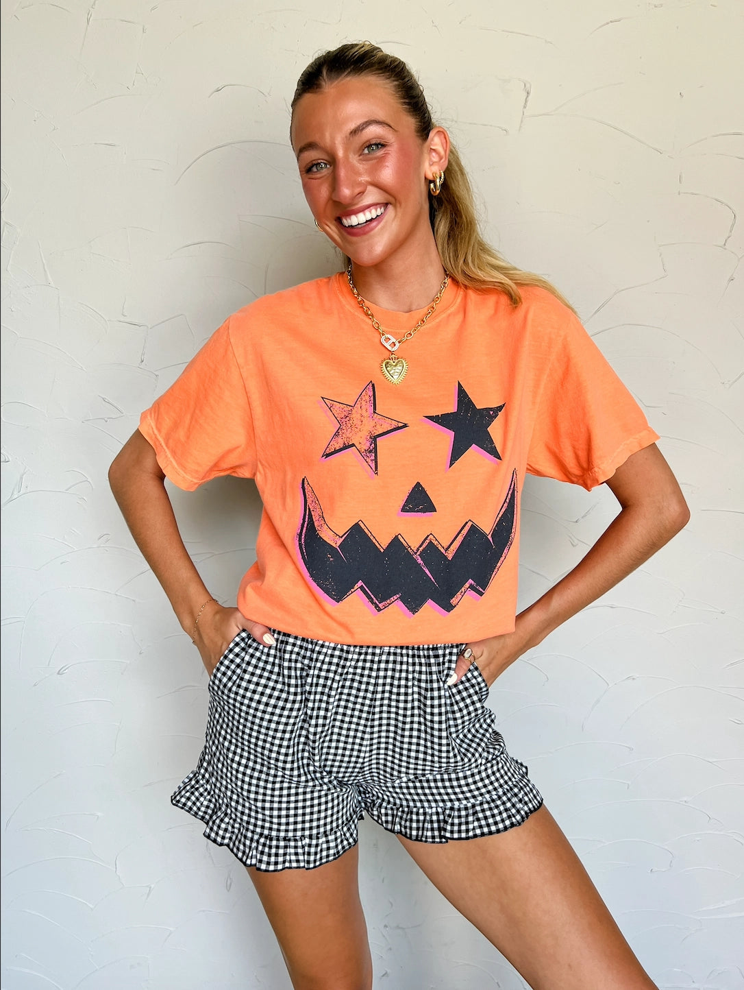 Pre-Order Star Eyes Pumpkin Graphic Tee