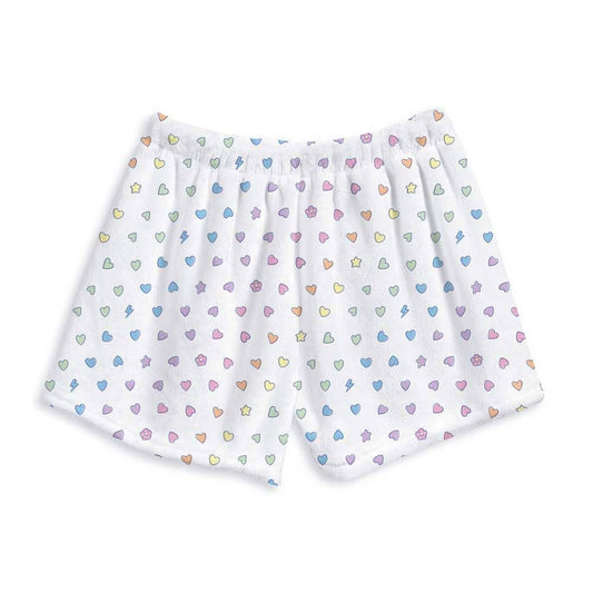Girls: Rainbow Remix Fuzzy Lounge Shorts