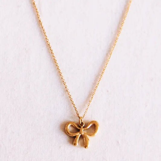 Bow Necklace