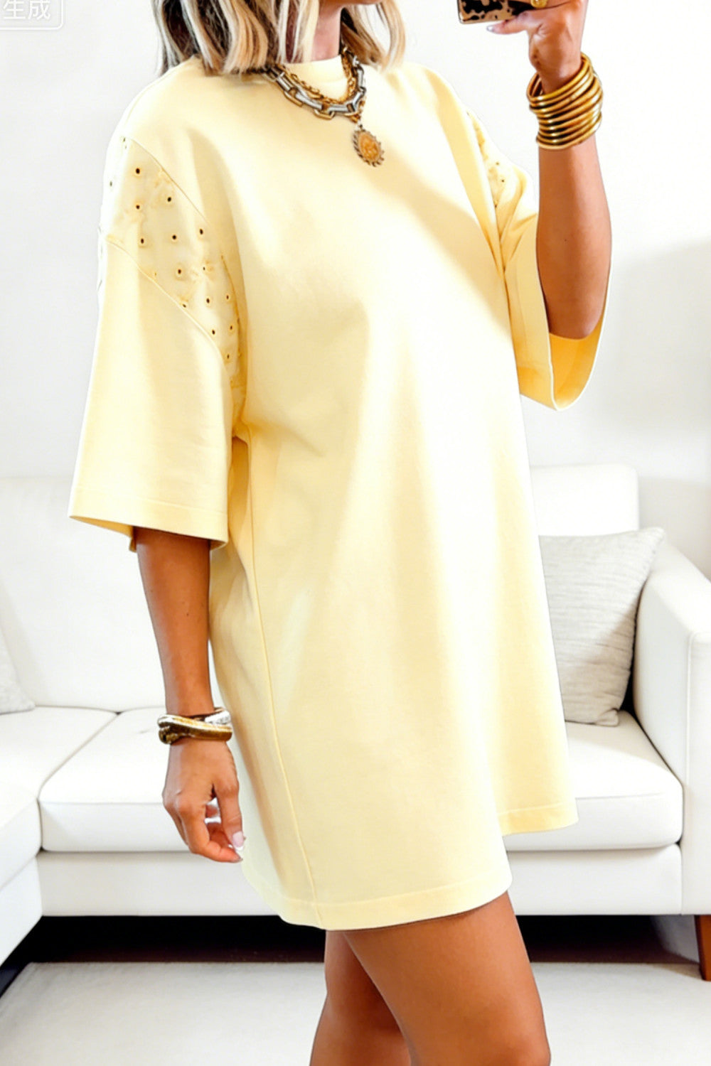 Pre-order Sunny Days Lace Detail Dress