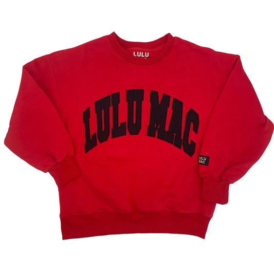 Lulu Mac Red/Black Sweatshirt - Preorder
