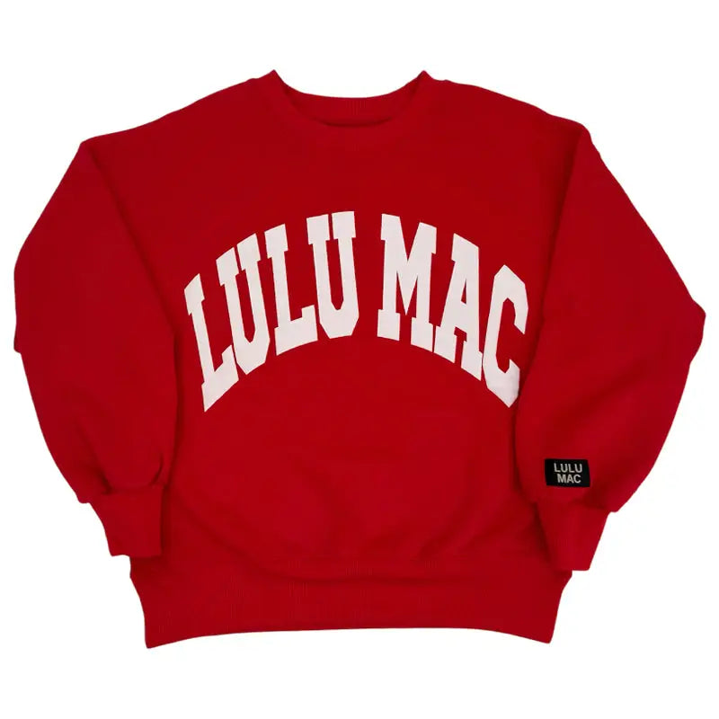 Pre-order Lulu Mac Sweatshirt - Red