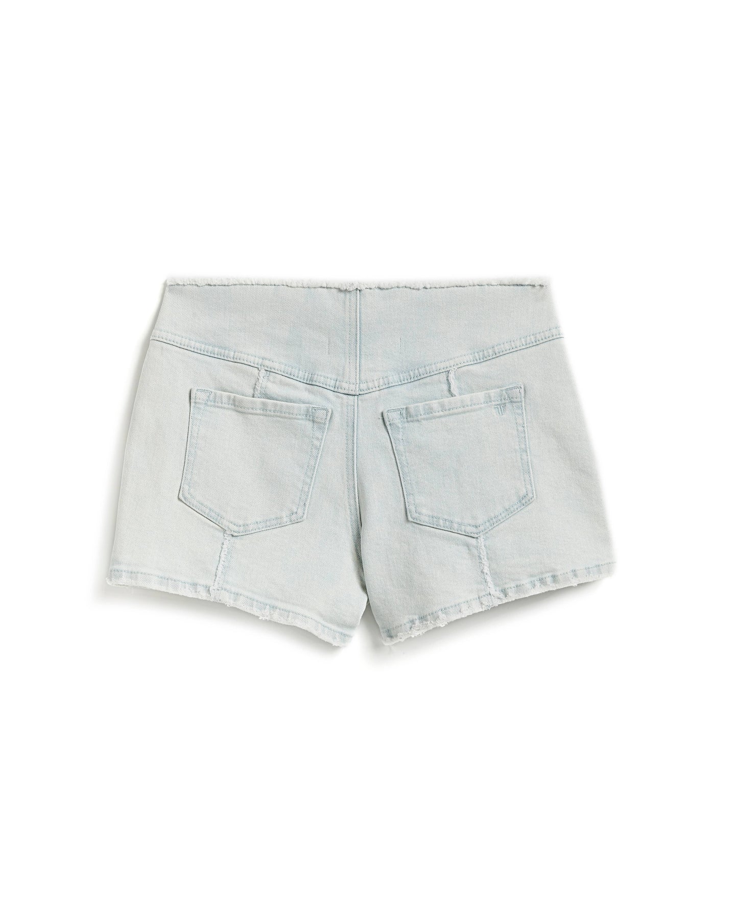 Girls: Light Wash Denim Shorts