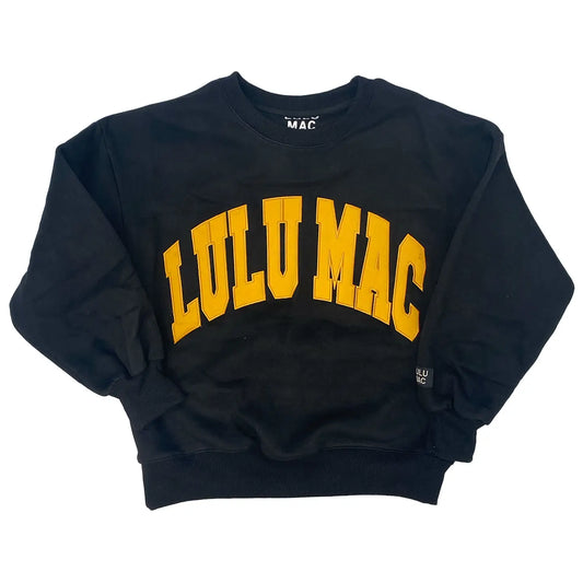 Lulu Mac Black/Yellow Sweatshirt - Preorder