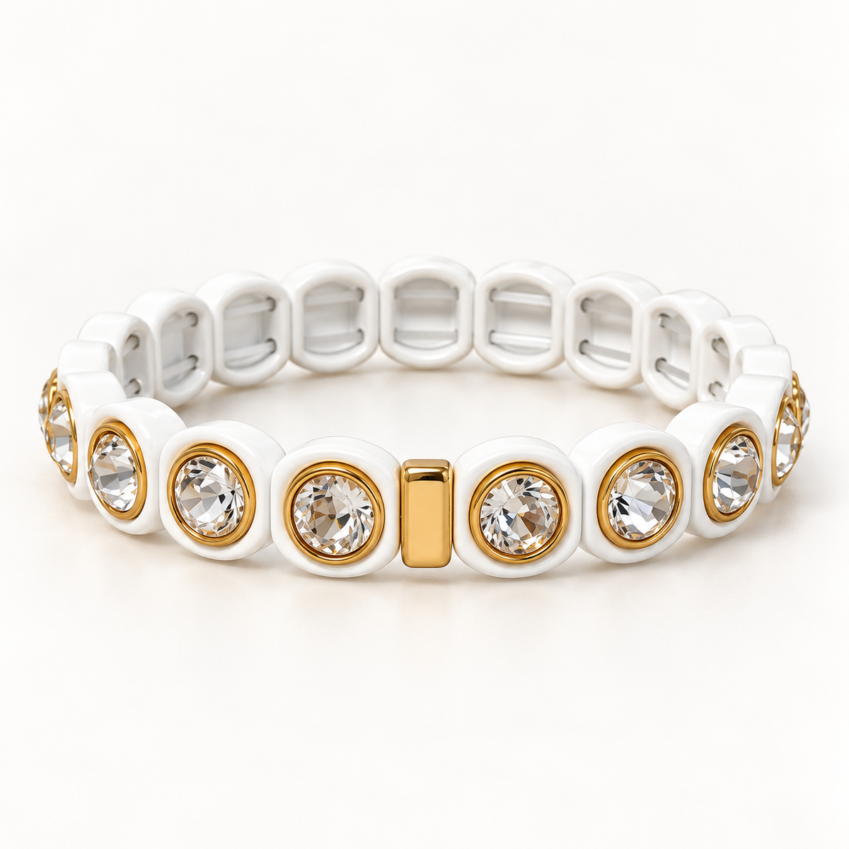 Piper Jewel Bracelet - White