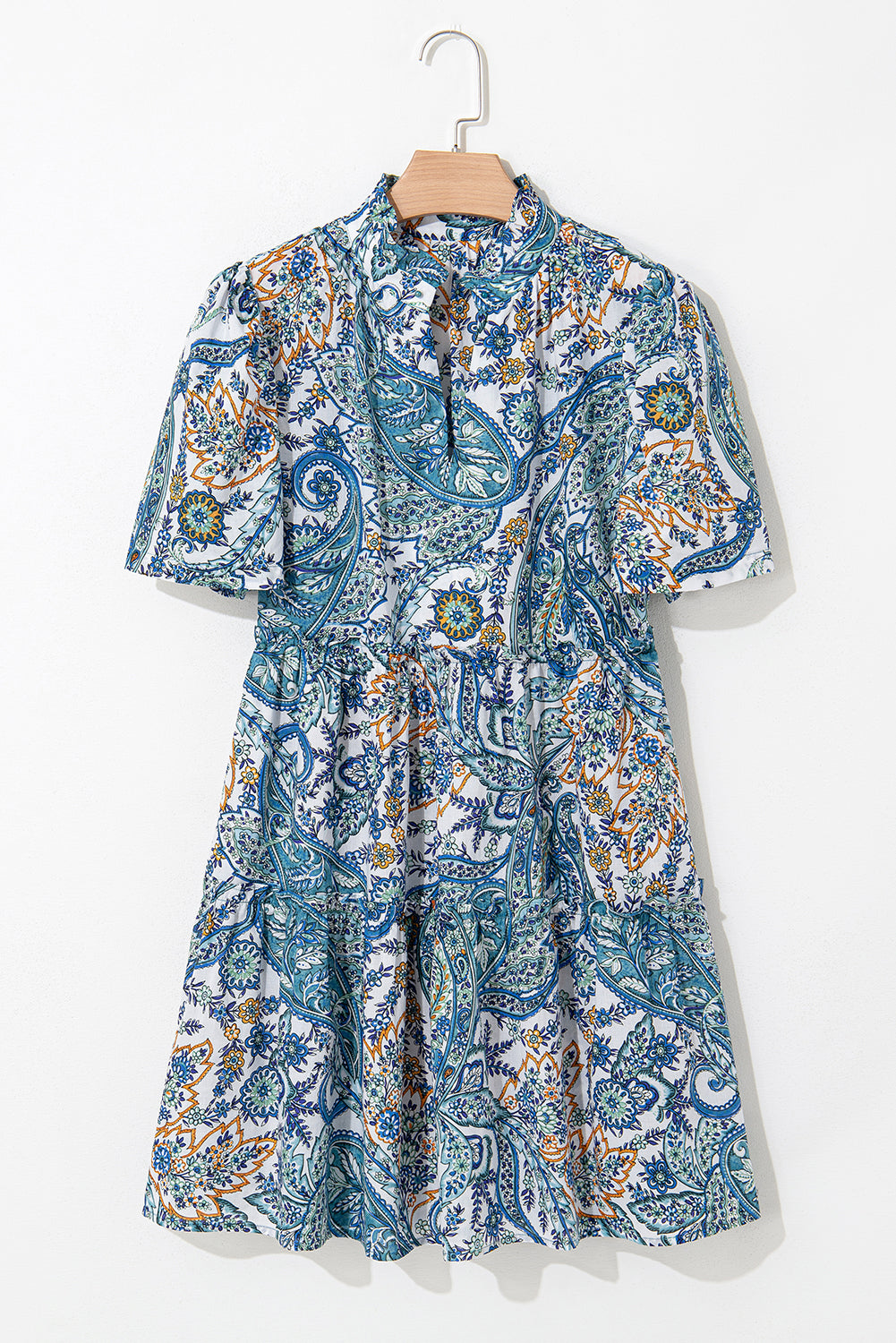 Blue Boho Dress