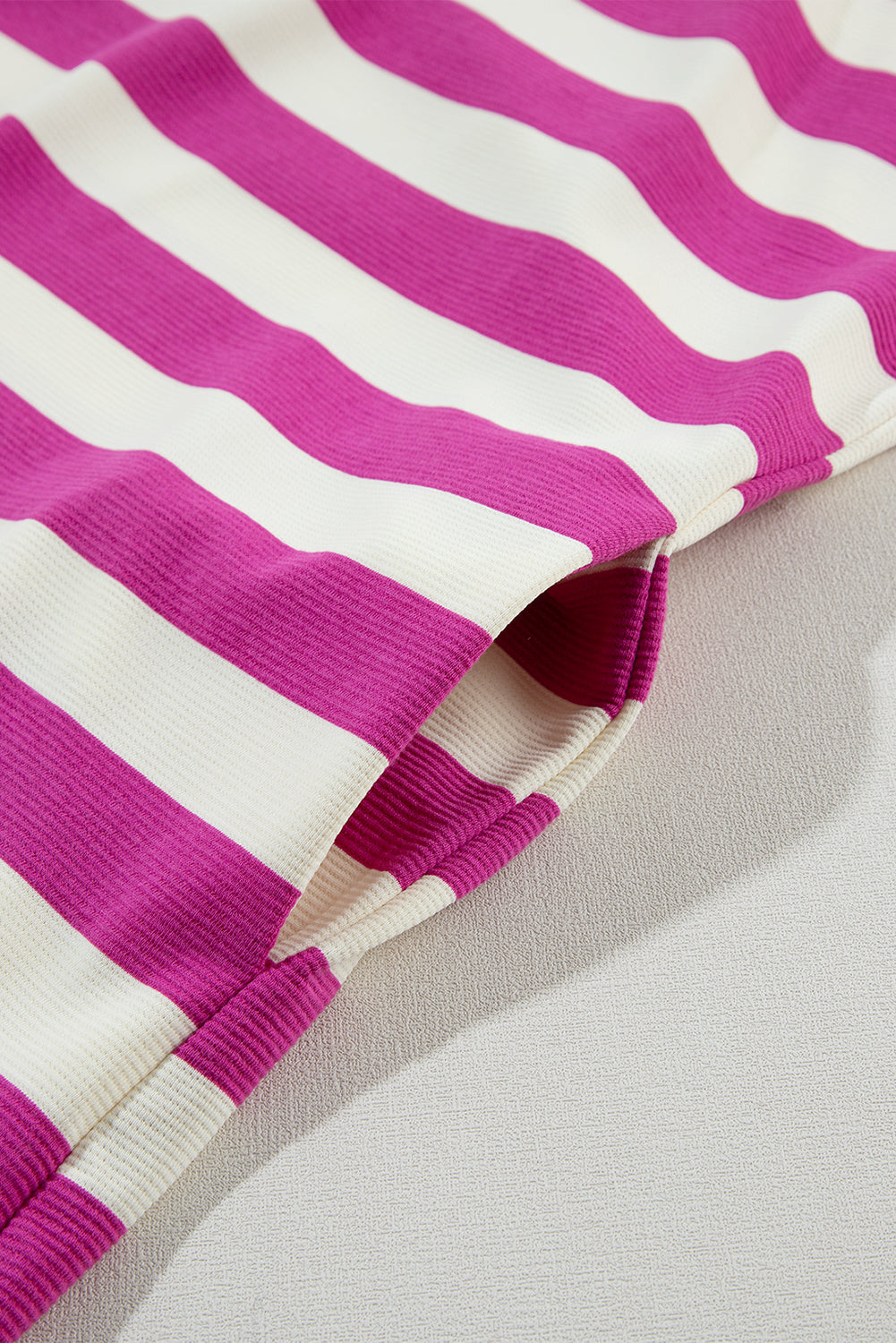 Dark Pink Stripe Dress