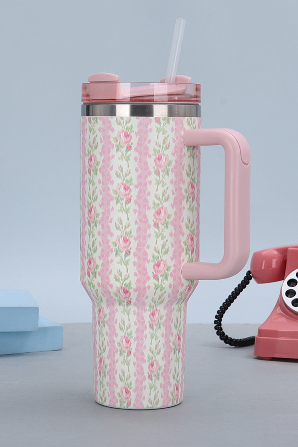 Fancy Flower 40oz Tumbler