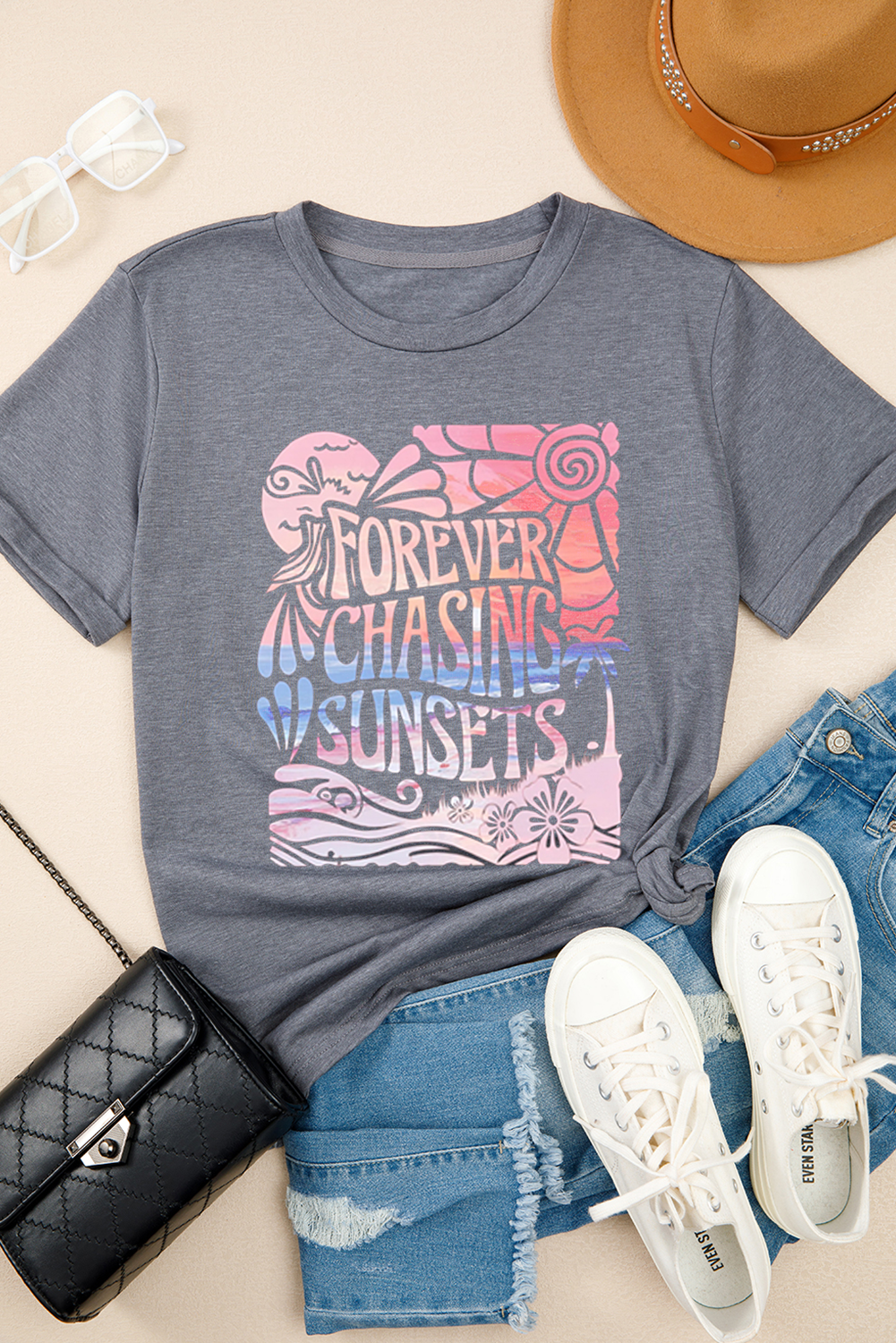 Forever Chasing Sunsets Tee