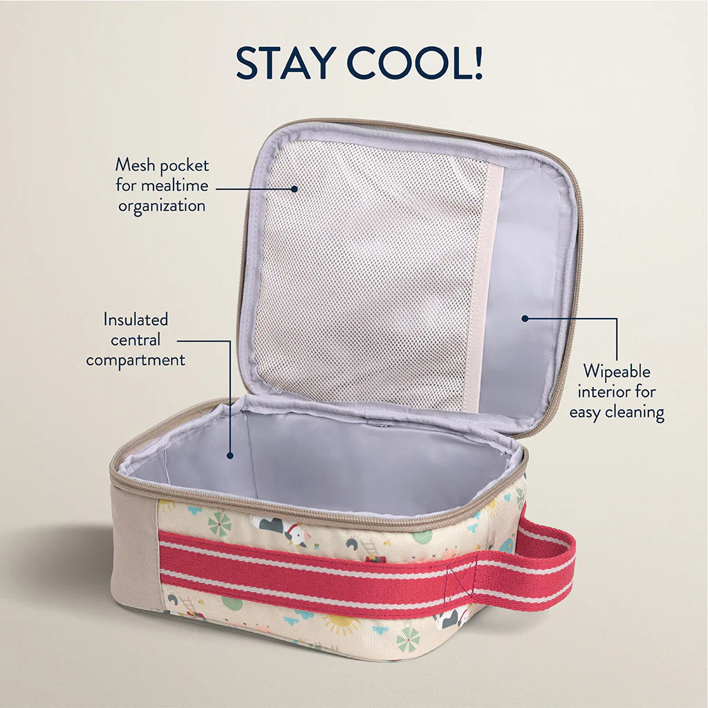 Itzy Ritzy Farm Friends Insulated Lunch Box For Kids