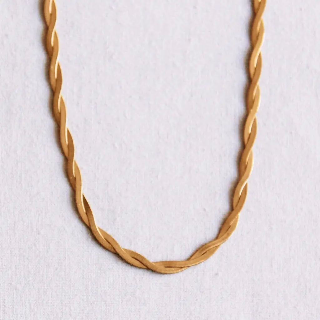 Pre-Order Braided Snake Chain - Gold Only