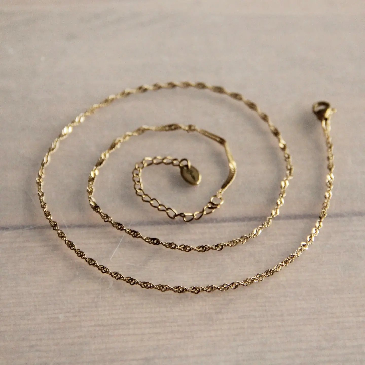 Pre-Order Small Twisted Gold