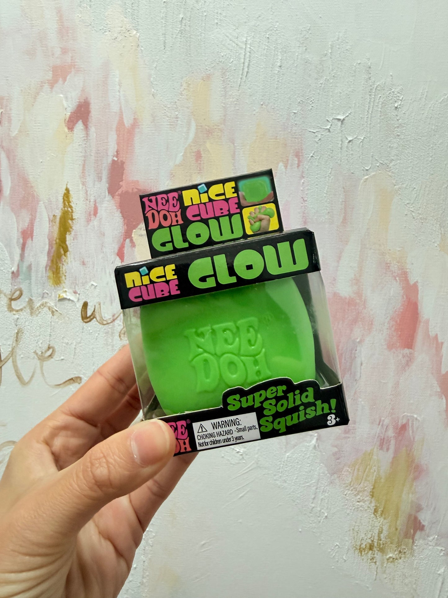 Glow Cube Squishy - Green