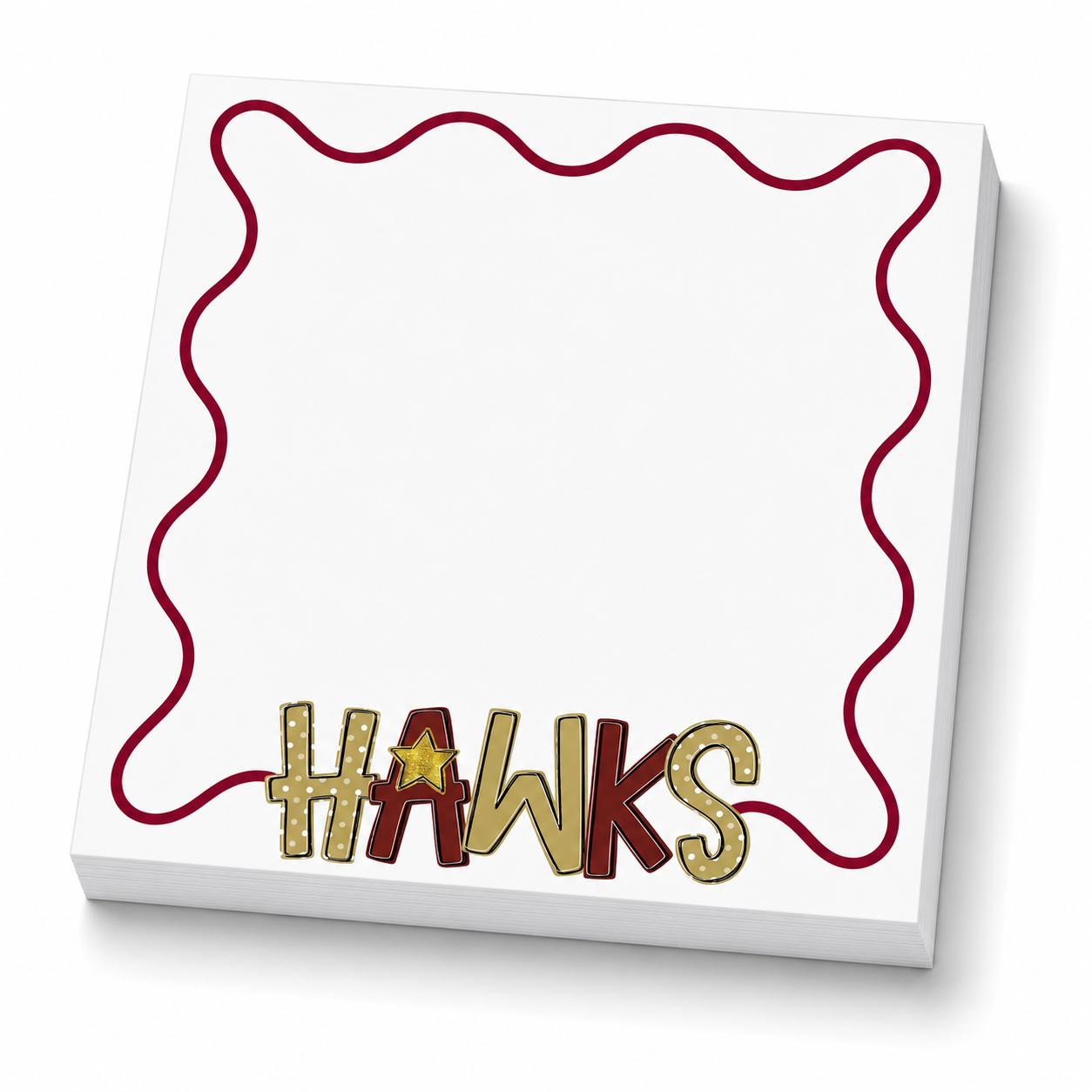 Pre-order School Spirit Notepads - HAWKS