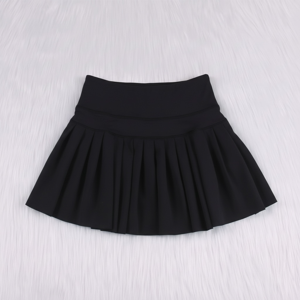Noble Co. Kids Pleated Performance Skort - Black