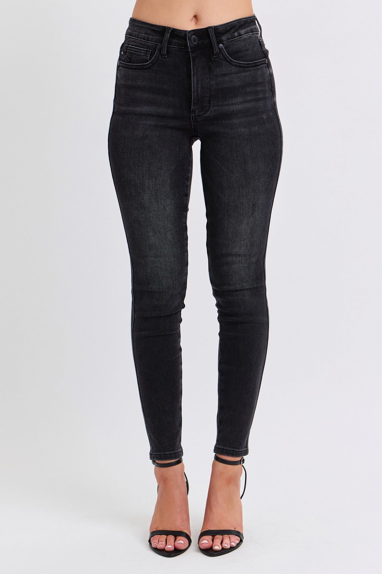 Judy Blue Black Skinny Jeans - Tummy Control