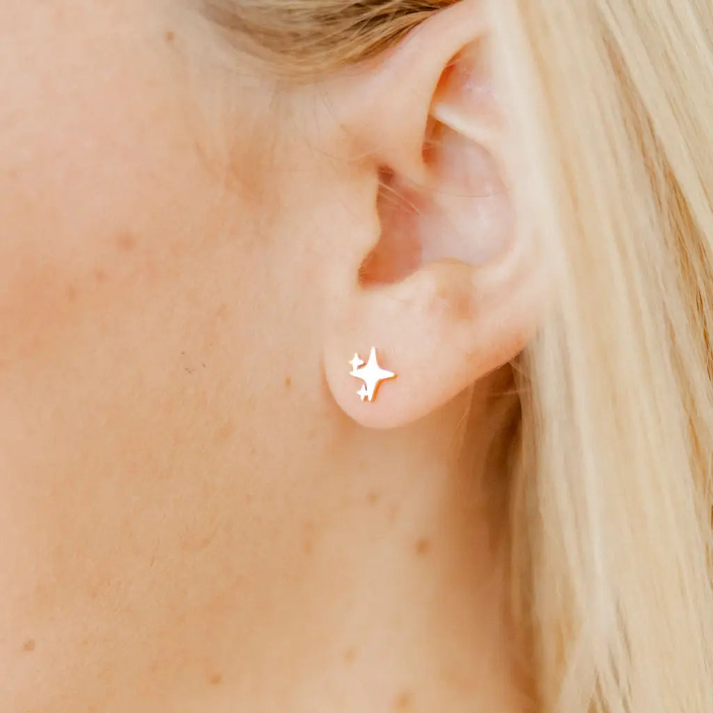 Screwback Stud Earrings - Adella