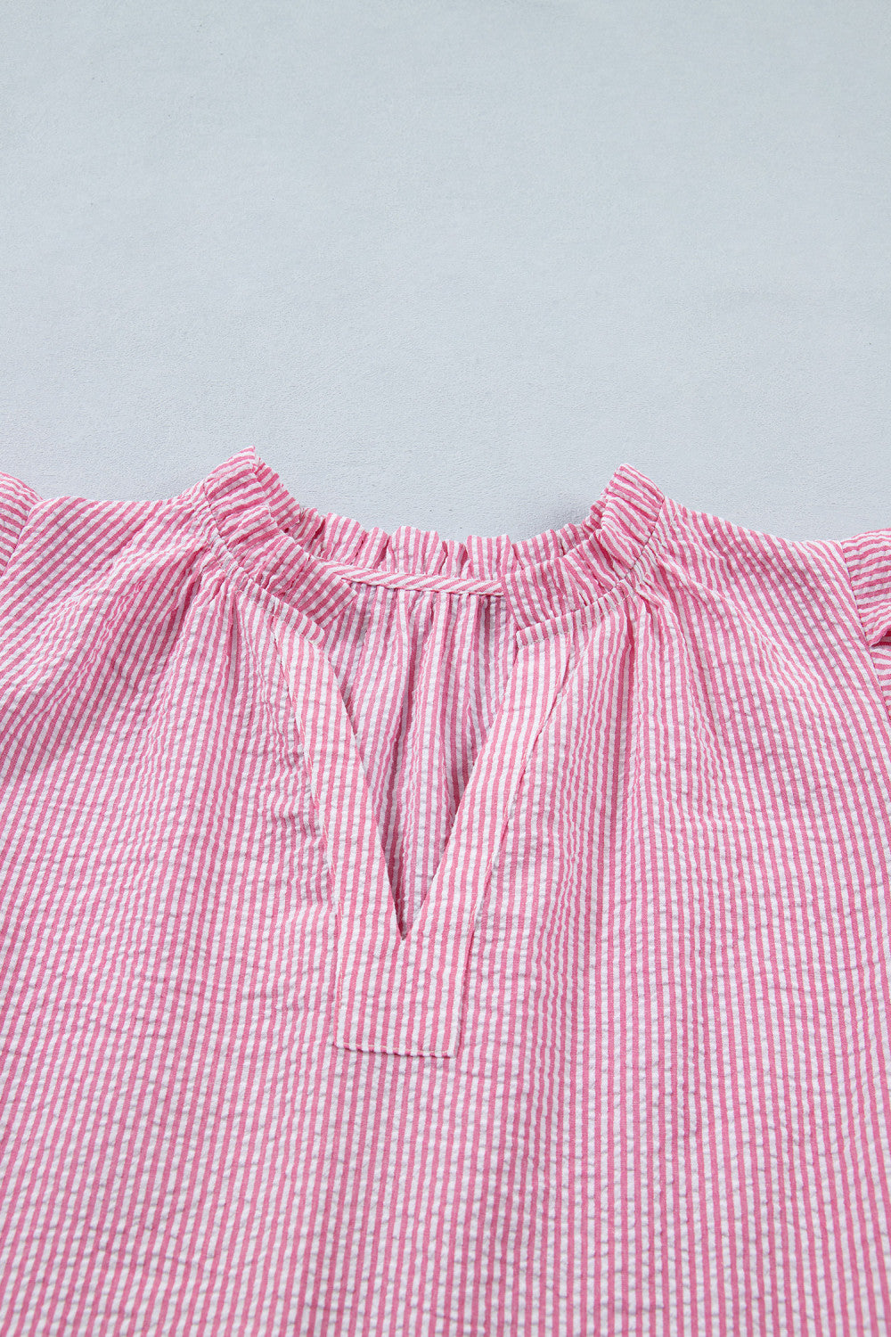 Pre-order Pink Seersucker Top