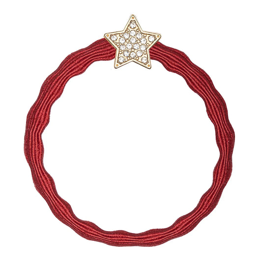 Bracelet Hair Ties - Red 3 Pack