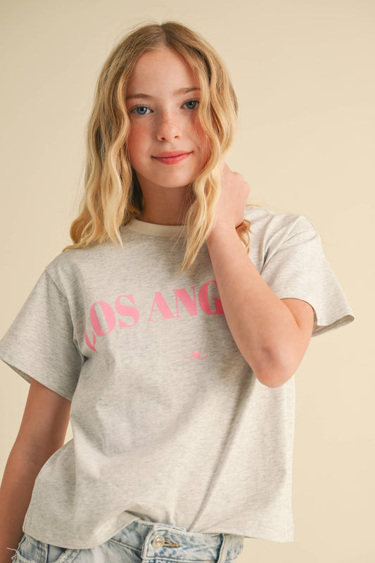 Girls: Los Angeles Grow In Style Tee