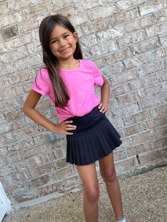 Girls: Noble Co. Hide and Pleat Skirt