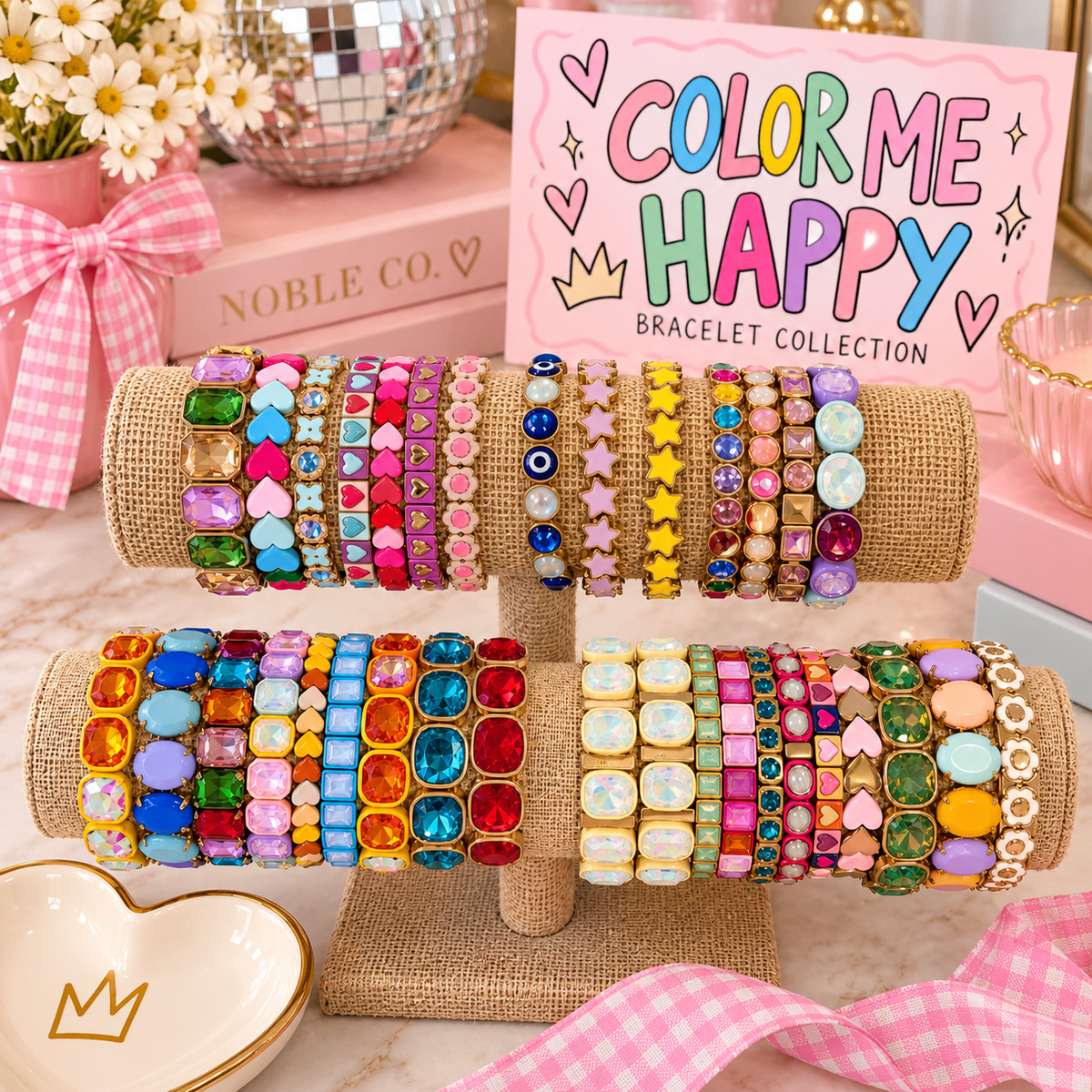 Color Me Happy Bracelets by Noble Co.