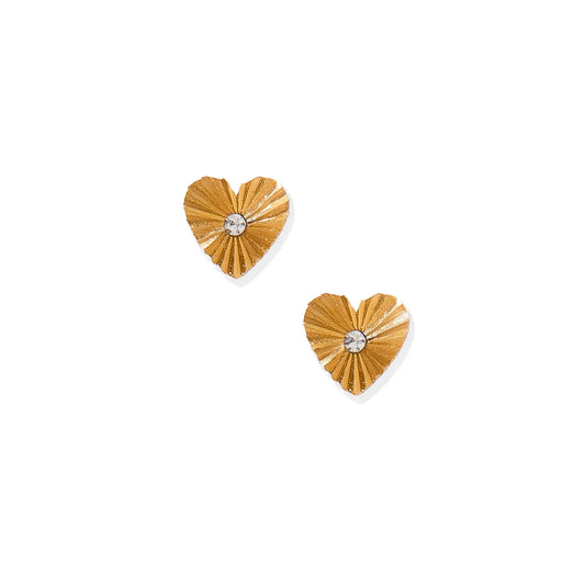 Pre-order Screwback Studs- Andrea Heart