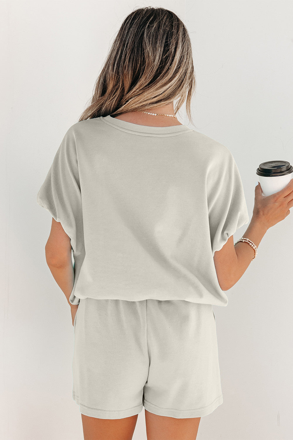 Pre-order Gray Puff Sleeve Set