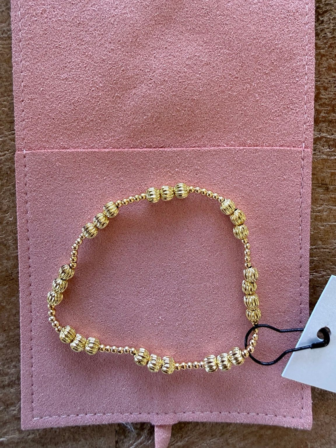 The Noble Gold Bracelet - Triple Fluted