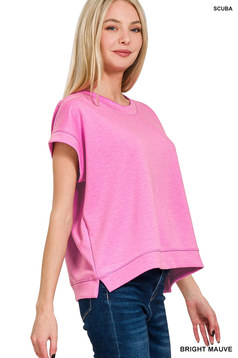 Pretty in Pink Scuba Top