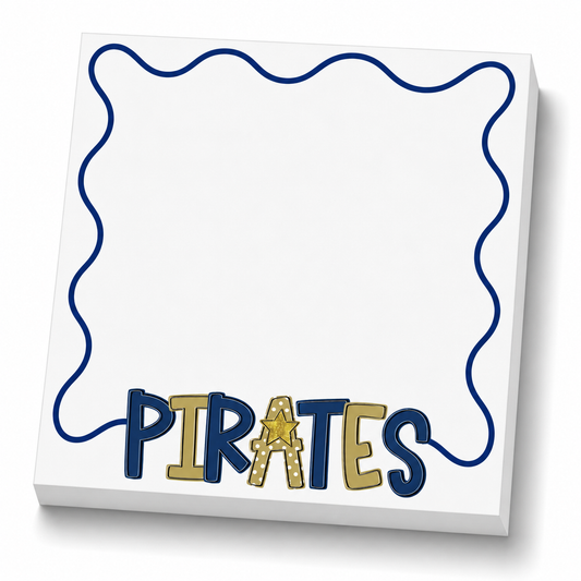 Pre-order School Spirit Notepads - PIRATES