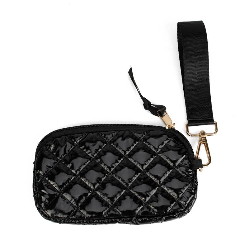 Jennifer Wristlet Wallet (Fits Your Phone!) - Black