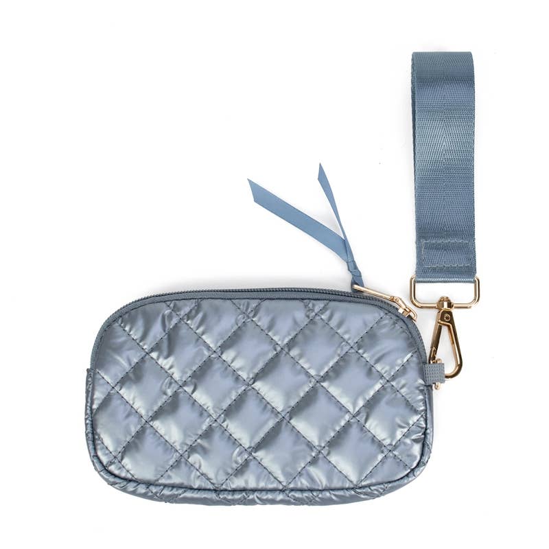 Jennifer Wristlet Wallet (Fits Your Phone!) - Ice Blue