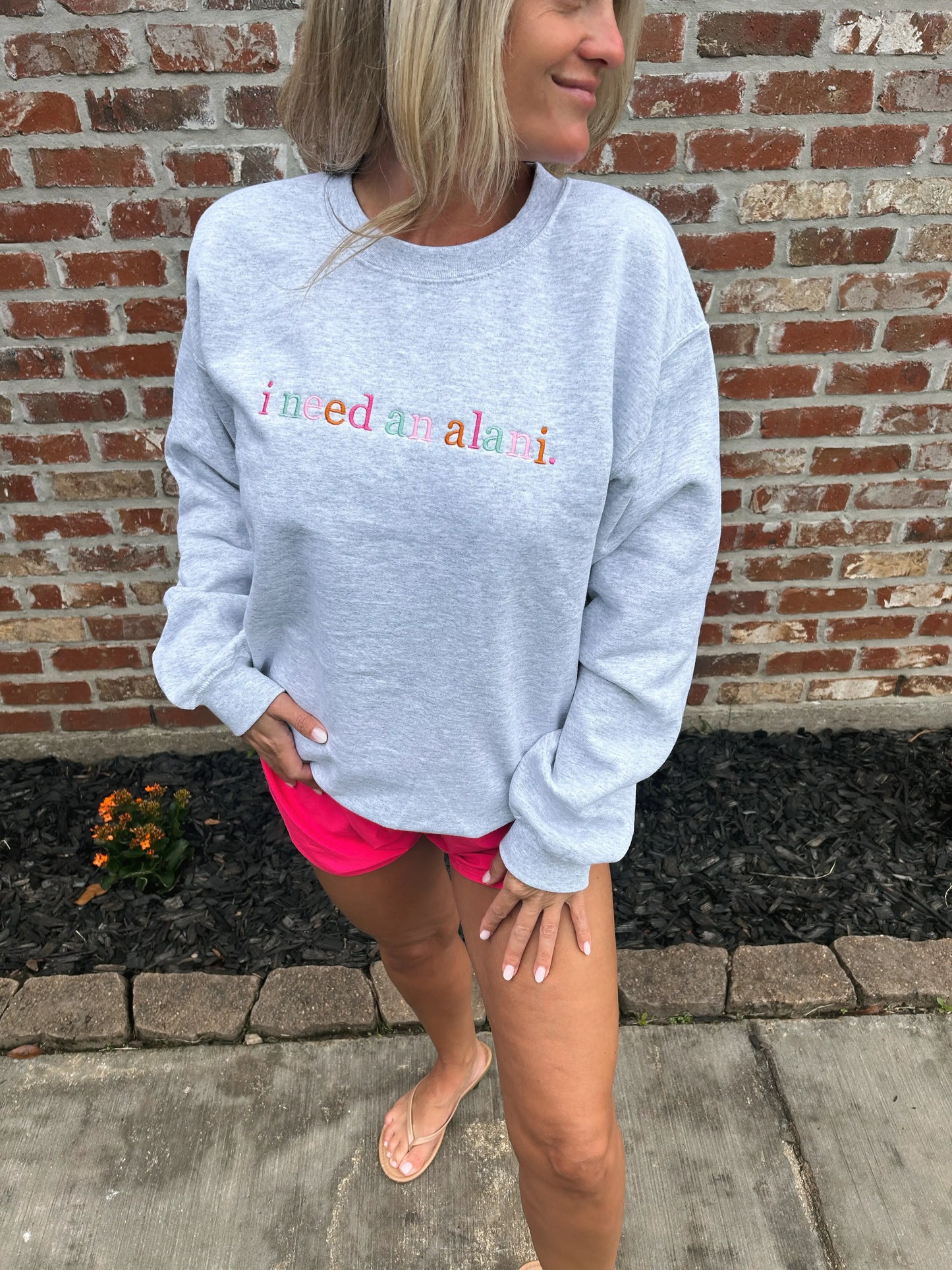 I Need a Drink Sweatshirt