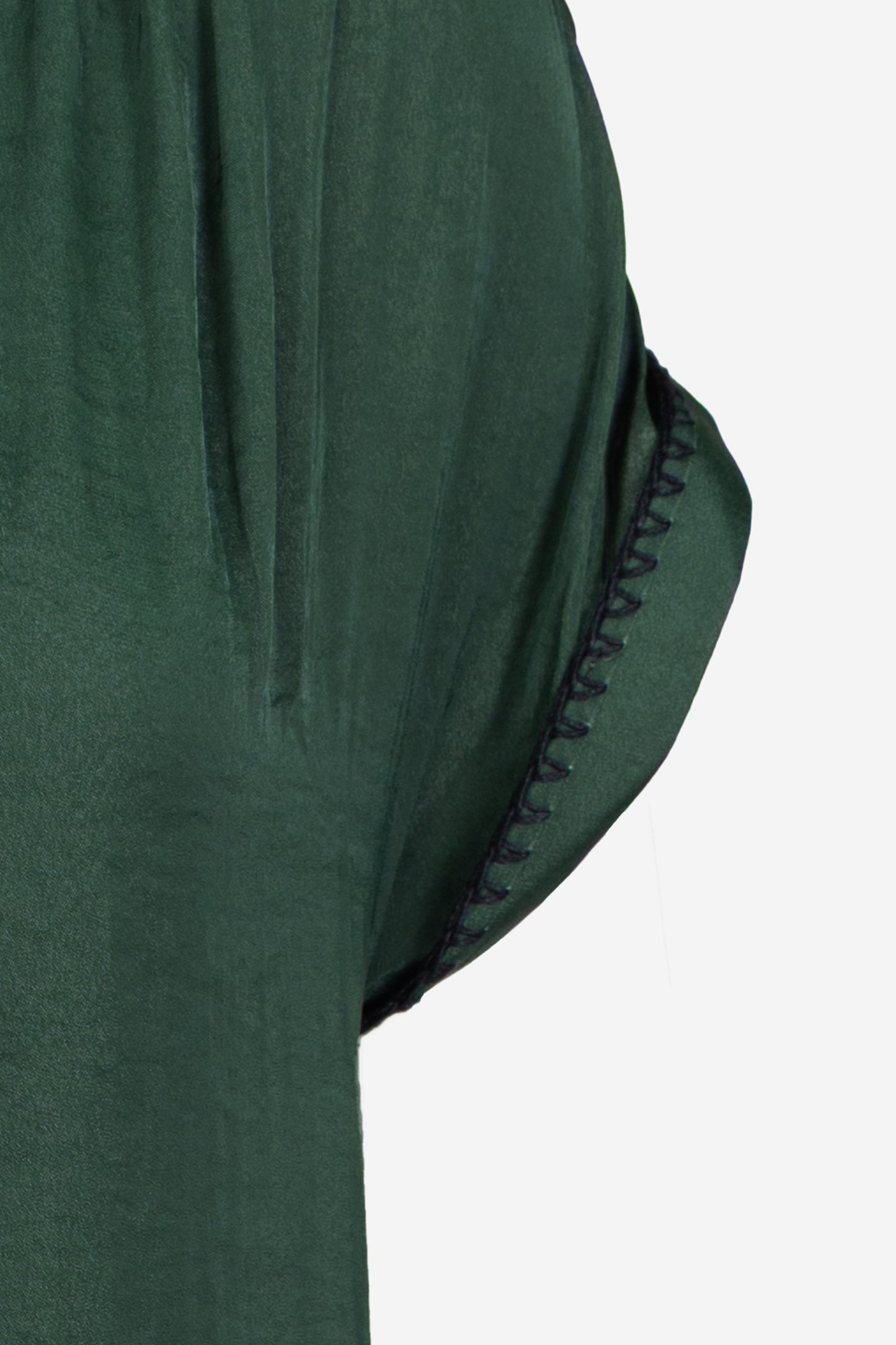 The Whisper Blouse - Forest Green