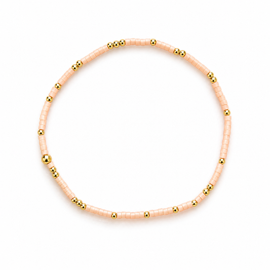 The Noble Dainty Bracelet - Light Blush