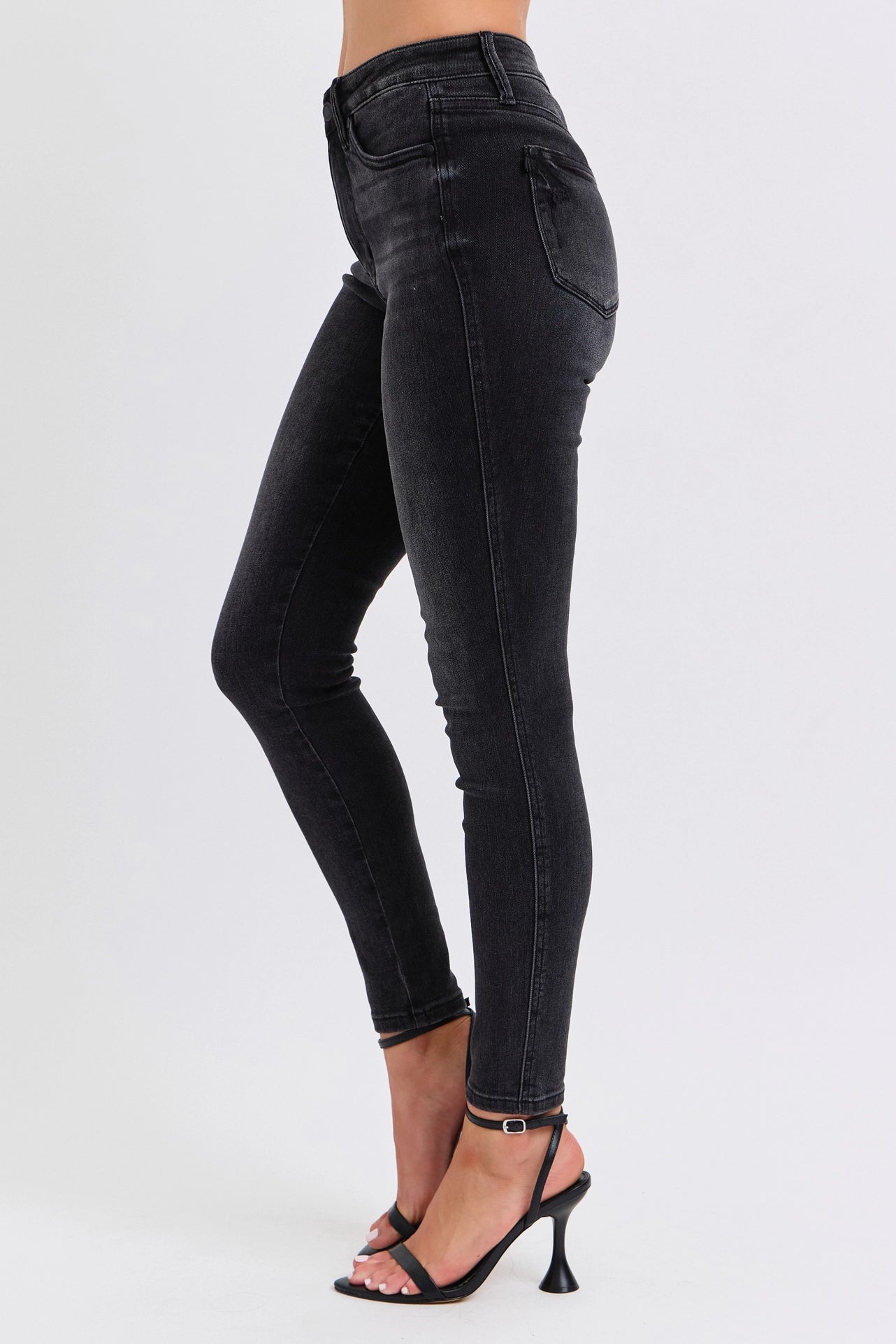 Judy Blue Black Skinny Jeans - Tummy Control