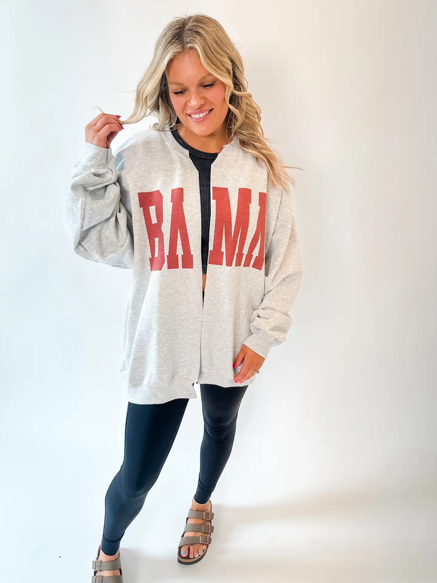 Pre-Order Gameday Sweatshirt Cardi (SIZE UP 1-2 SIZES FOR OVERSIZED LOOK)