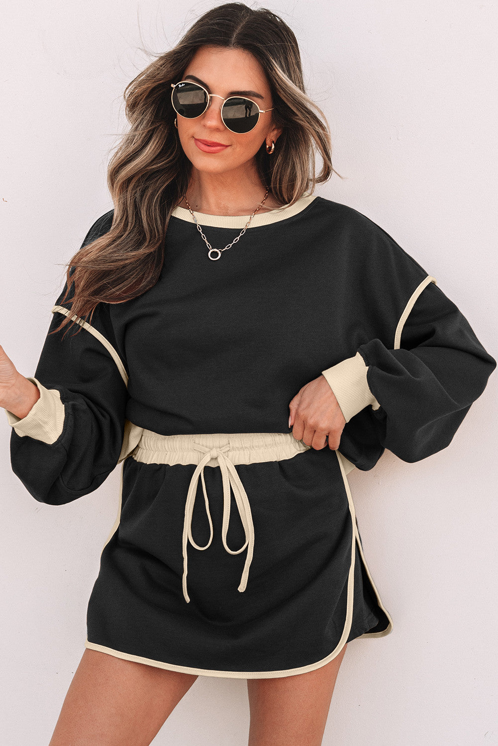 Pre-order Black Skort Set