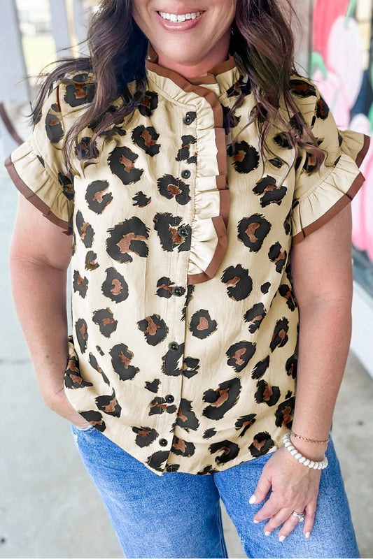 Pre-order Wildly Chic Leopard Top - Curvy