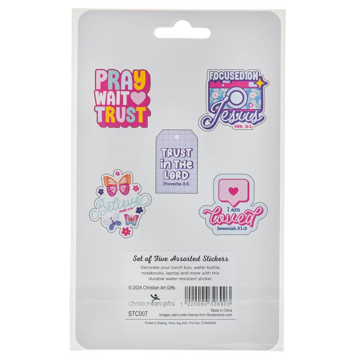 Shine for Jesus Sticker Set – Pack of 5