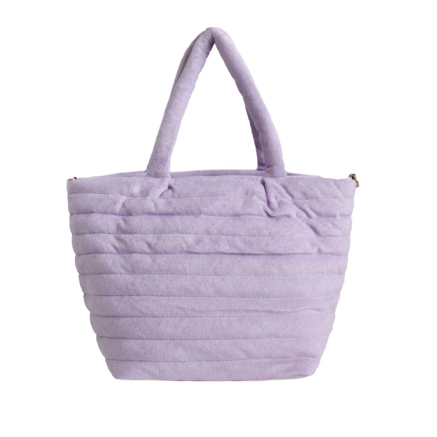 Lavender Terry Tote Beach Spa Bag