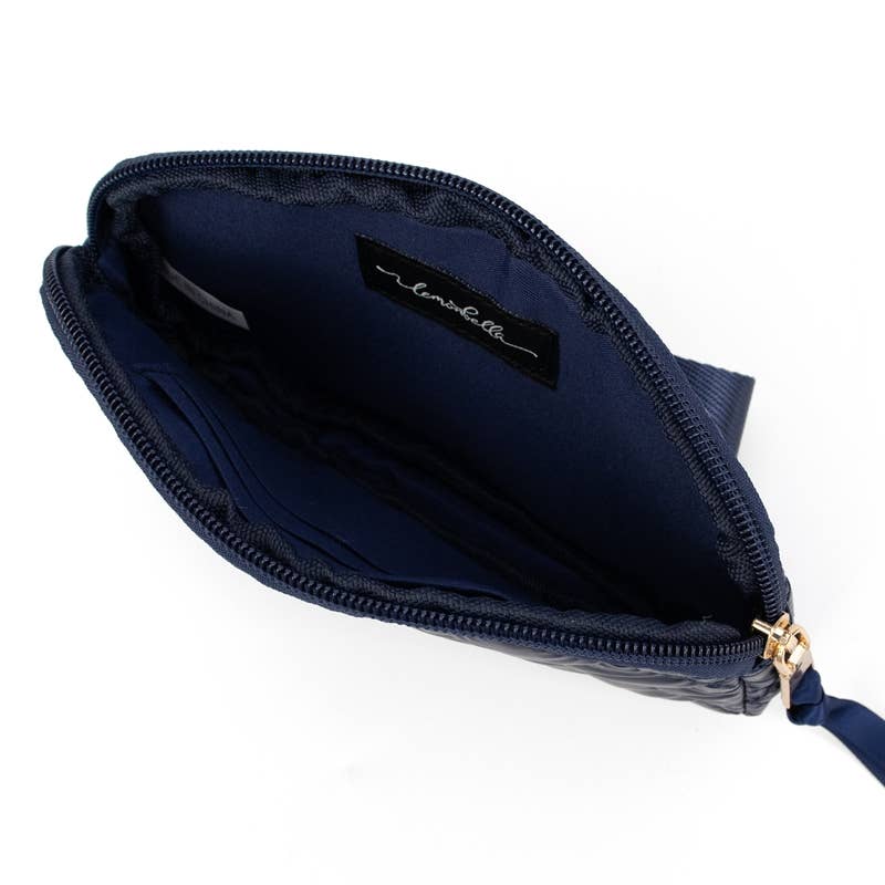 Jennifer Wristlet Wallet (Fits Your Phone!) - Navy Blue