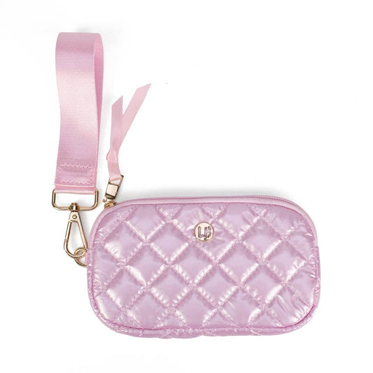 Jennifer Wristlet Wallet (Fits Your Phone!) - Ice Pink